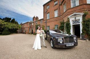 rolls royce phantom wedding car hire corby