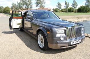 rolls royce phantom wedding car kettering